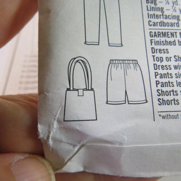 Simplicity 7980 Sewing Pattern size 7-10 Purse, Dress, Jacket, Sleeveless Top - Picture 6 of 10